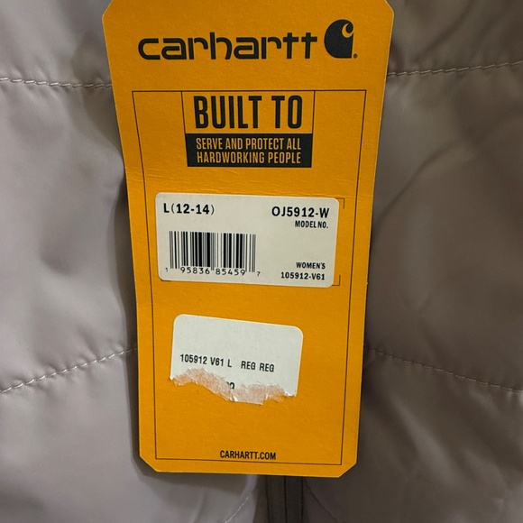 Carhartt Women's Rain Defender Insulated Jacket -Large- NWT - Picture 9 of 11